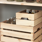 Pine Box for Heavy Load 46x31x25 cm - KNAGGLIG